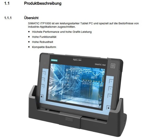Siemens itp1000 industrial - itp1000,